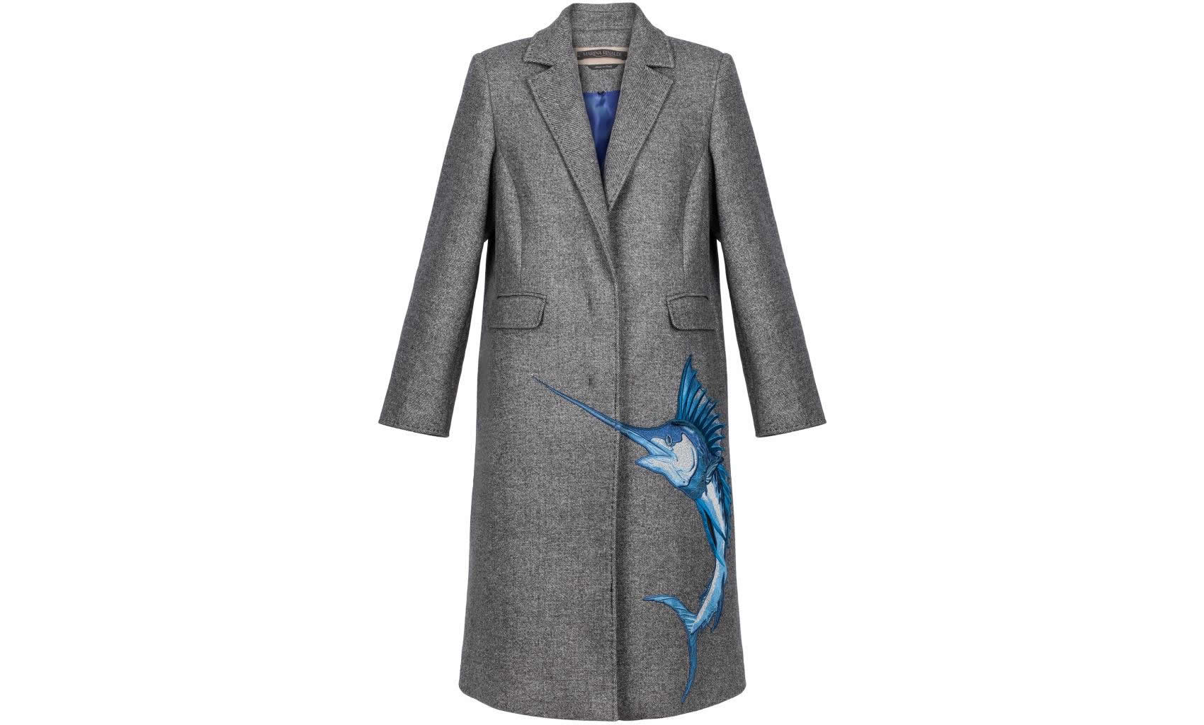 Cappotto pesce spada Marina Rinaldi by Stella Jean