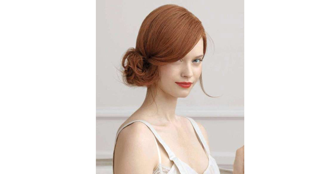 Chignon basso laterale