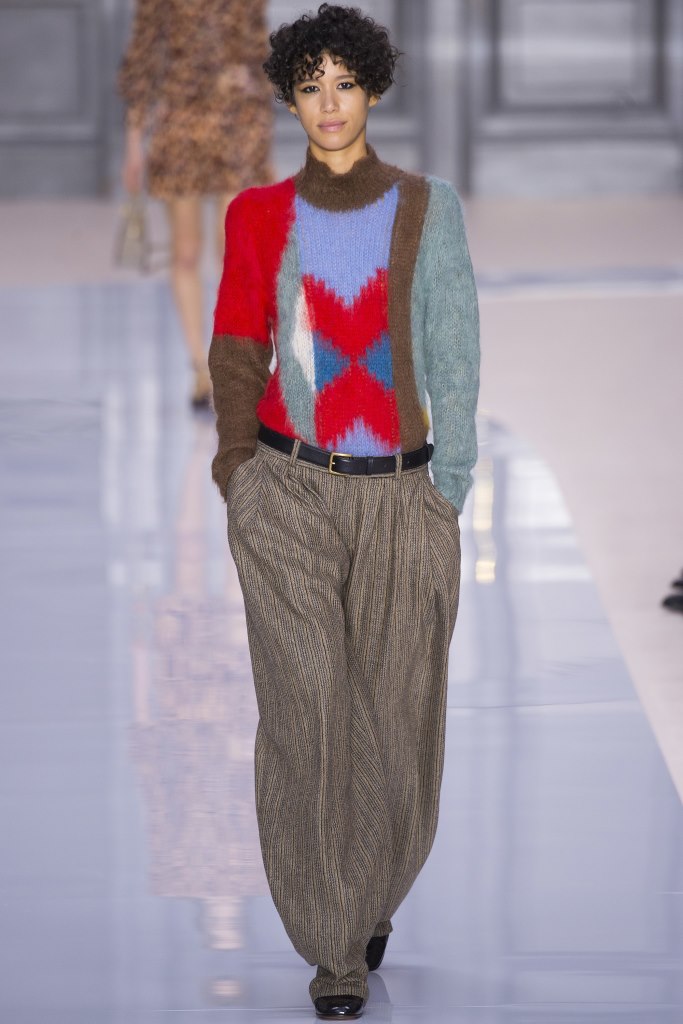 Chloé collezione autunno inverno 2017 2018 look mannish