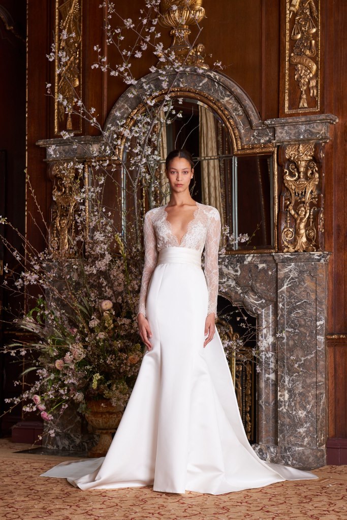 Collezione abiti da sposa 2019 Monique Lhuillier sirena