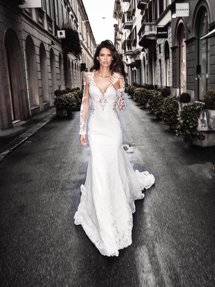Collezione abiti da sposa Alessandro Angelozzi Couture 2019 pizzo