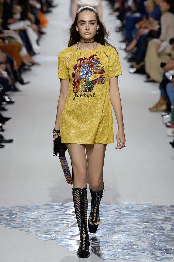 Colore moda giallo primavera estate 2018 dior