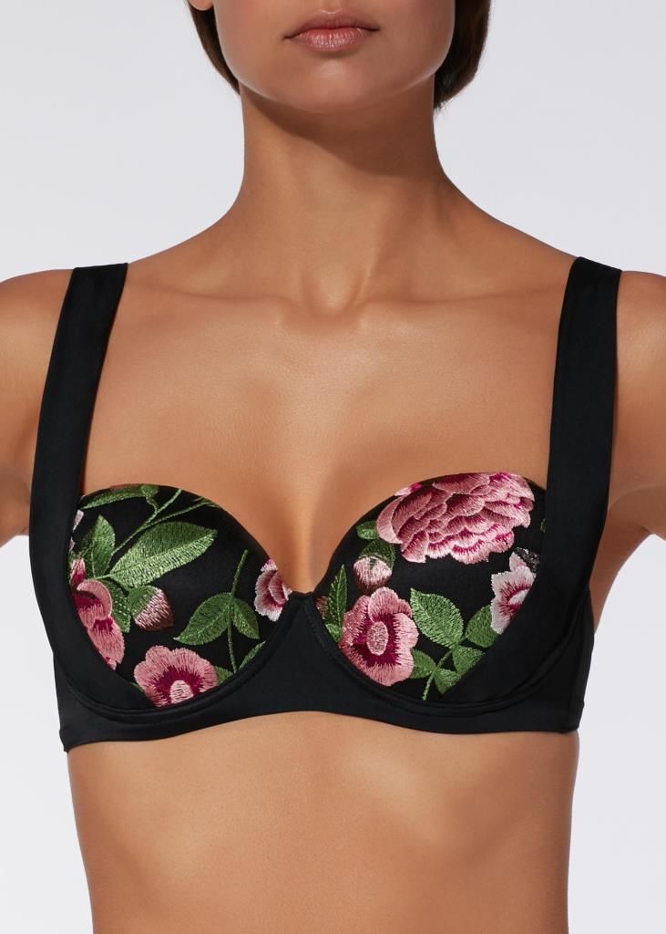 Costume a fiori a balconcino Calzedonia
