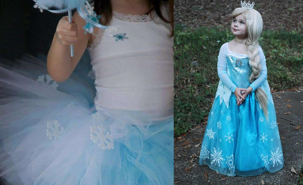 Costume di Frozen per bambine Halloween
