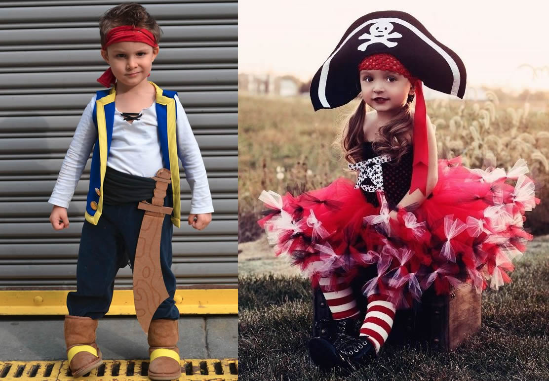 Costume di Halloween da pirati