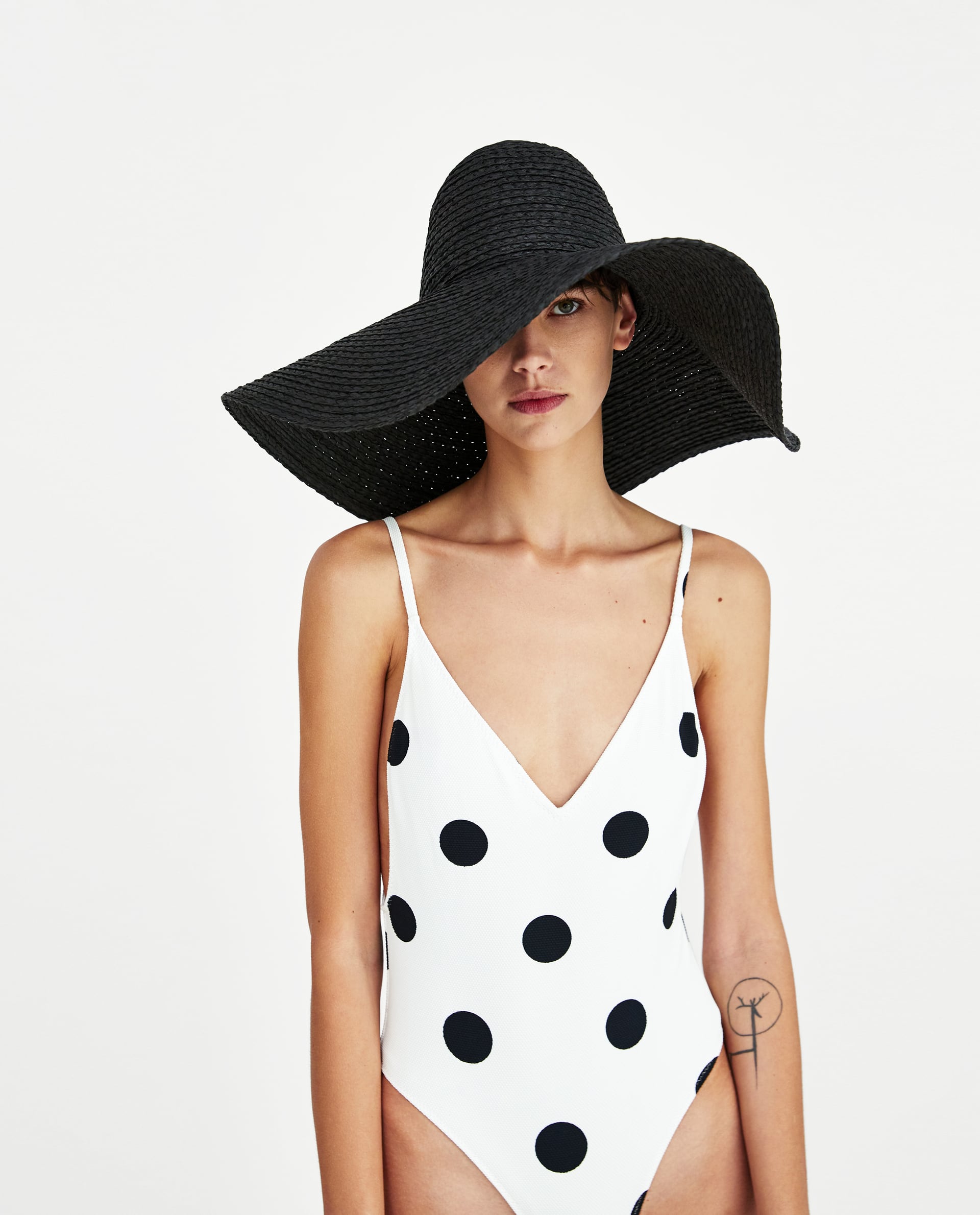 Costume intero a pois Zara