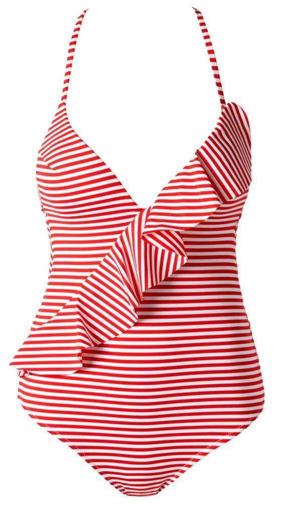 Costume intero a righe Calzedonia