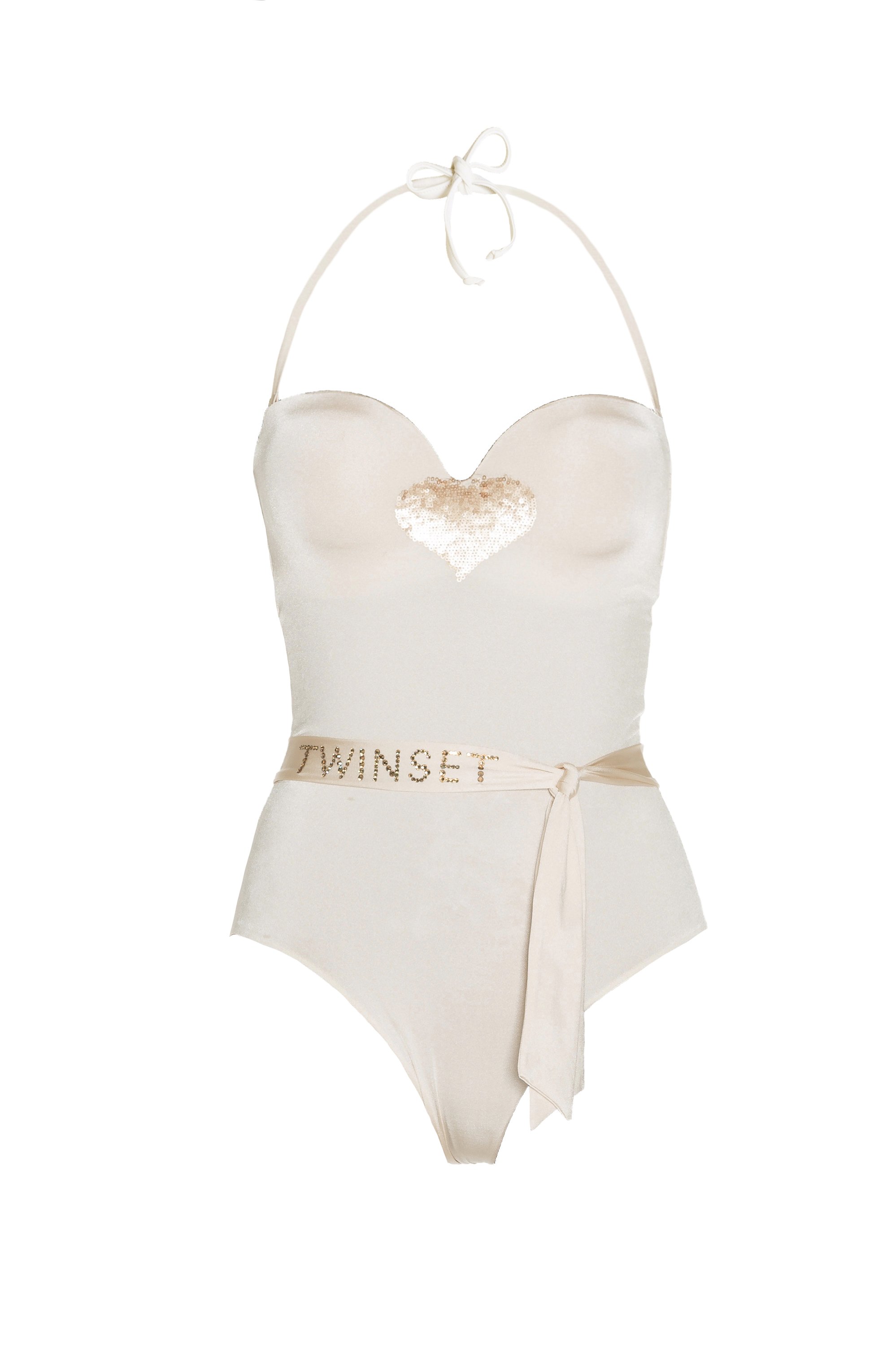 Costume intero bianco Twinset