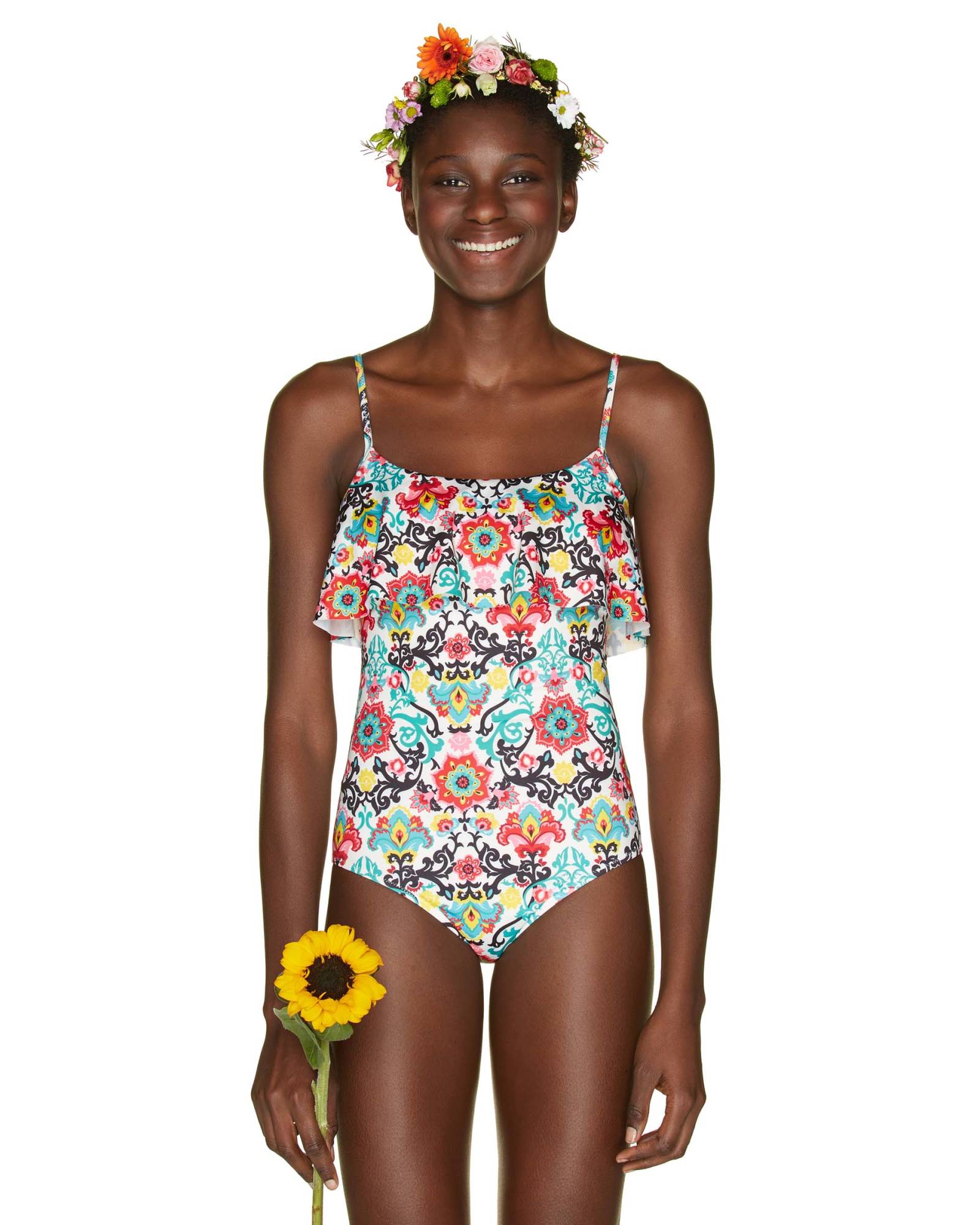 Costume intero con volants Benetton a 59,95 euro