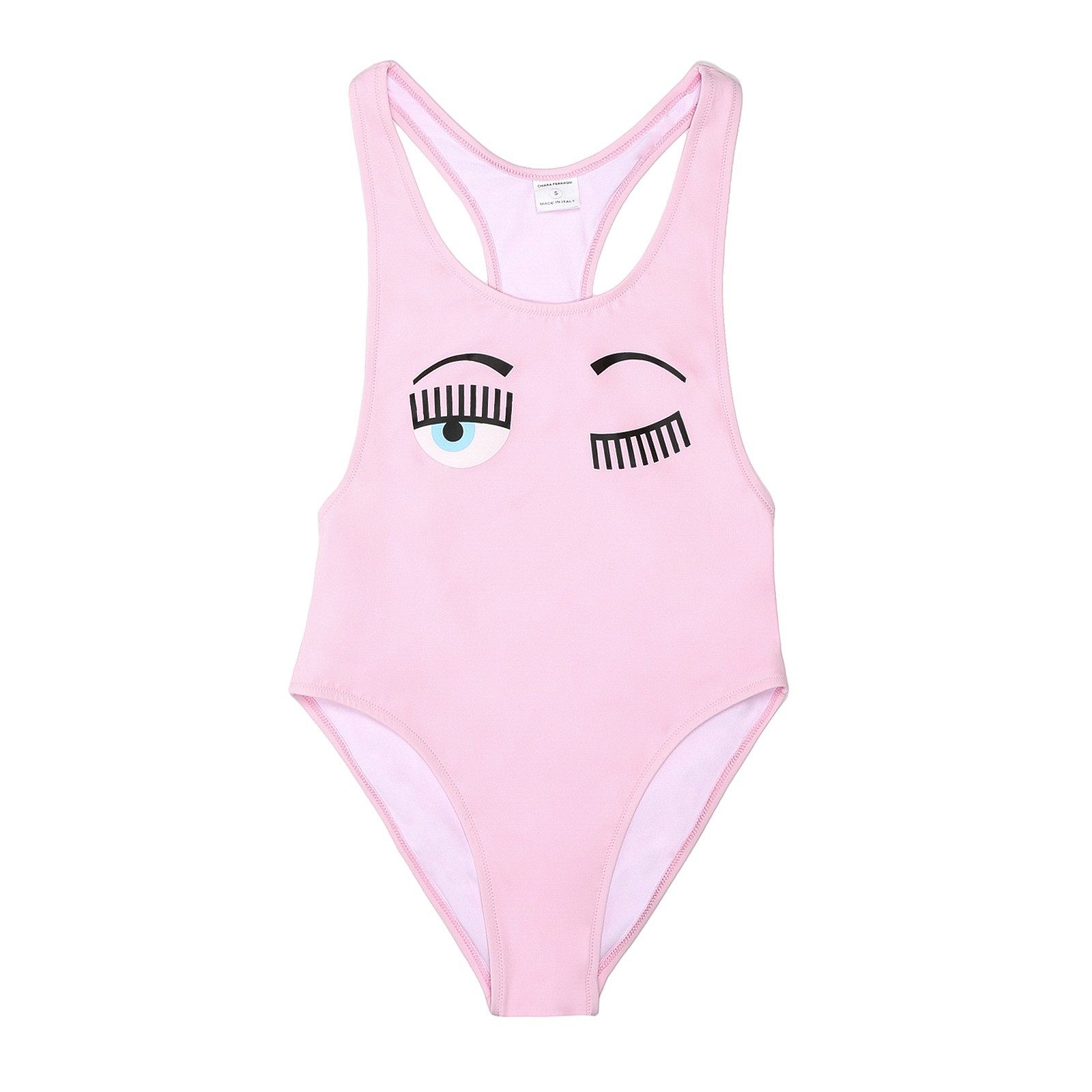 Costume intero rosa Chiara Ferragni a 125 euro