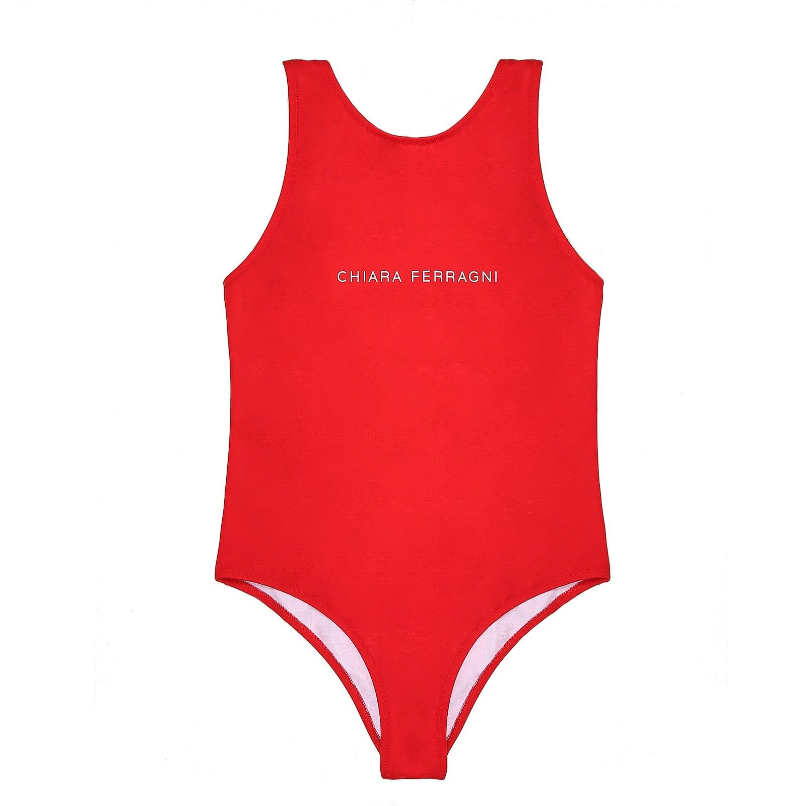 Costume rosso intero Chiara Ferragni a 125 euro
