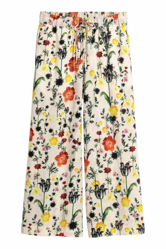 H&M catalogo primavera estate 2018 Culotte