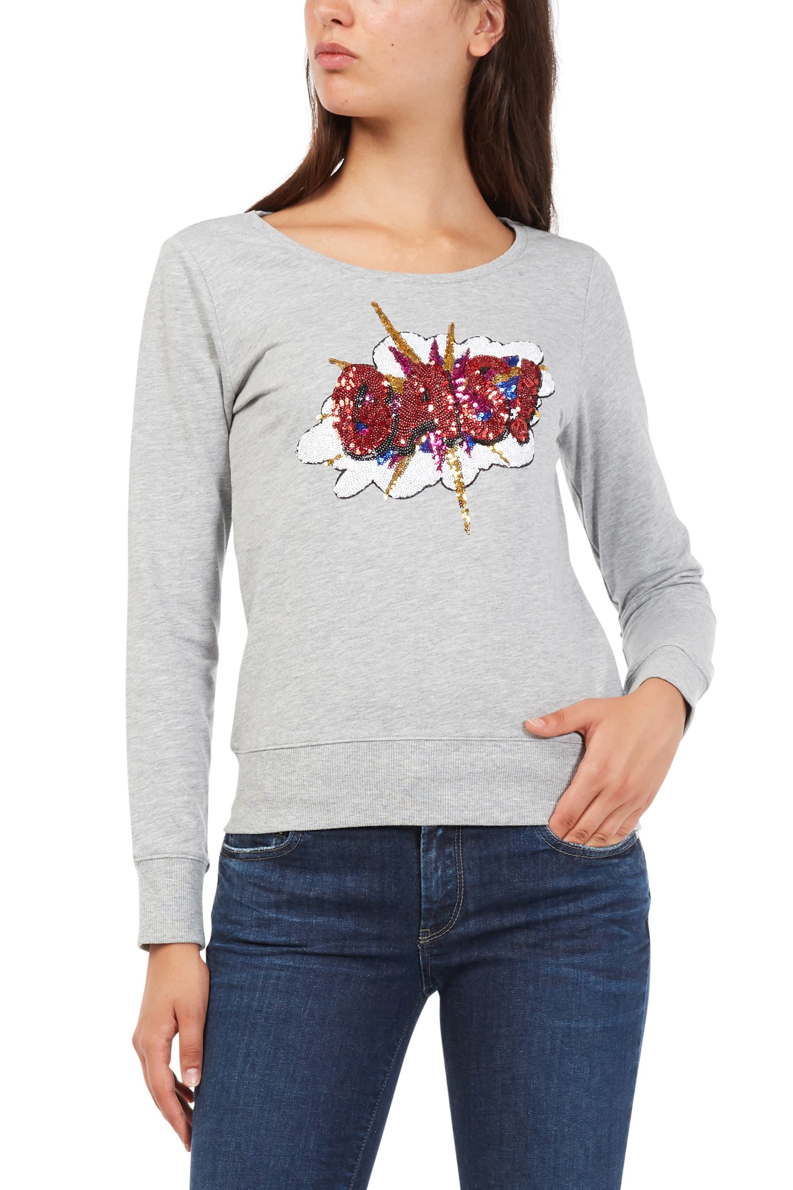 Felpa con paillettes Gas Jeans
