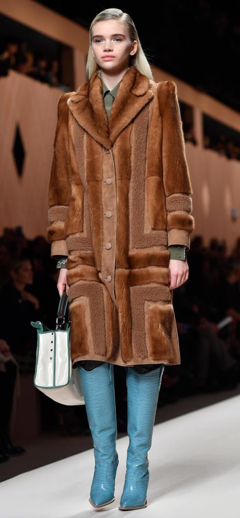 Fendi autunnoinverno 2018 2019 pelliccia