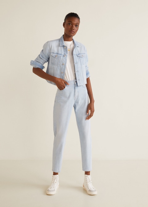 Giacca di jeans chiara Mango a 49,99 euro