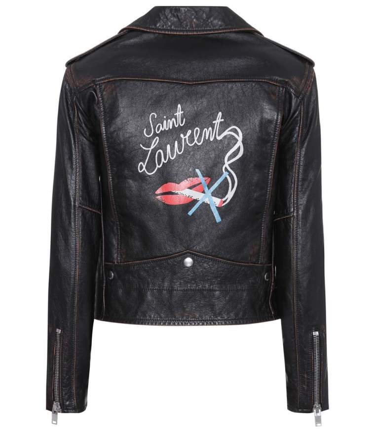 Giacca in pelle saint Laurent
