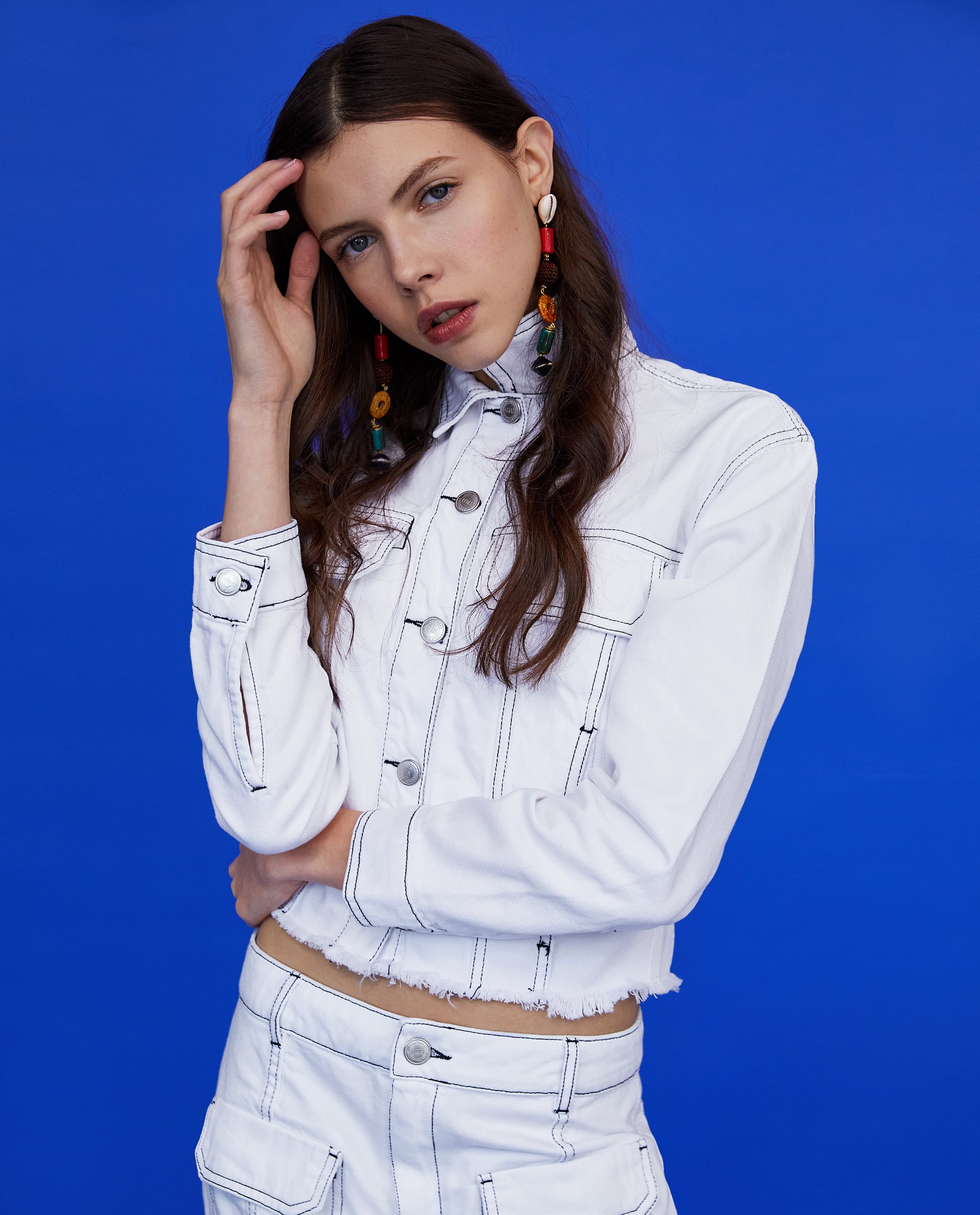 Giubbino bianco Zara da 39,95 EUR a 25,99 EUR