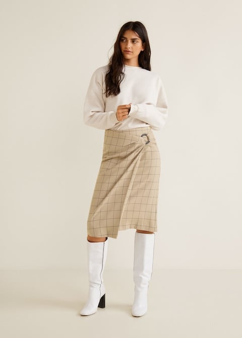 Gonna a portafoglio beige Mango a 29,99 euro