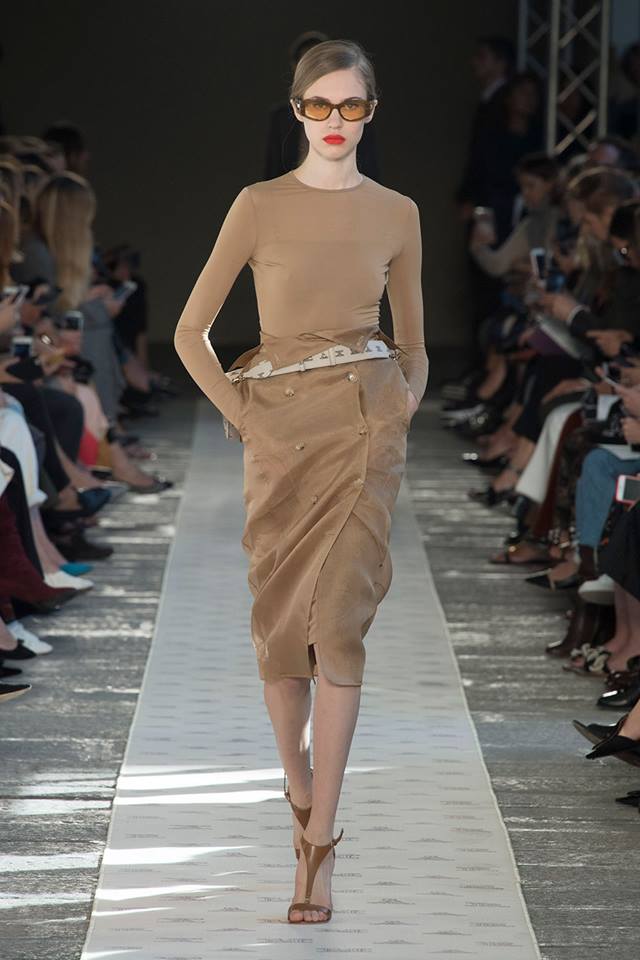 Gonna a tubino a vita alta Max Mara fb