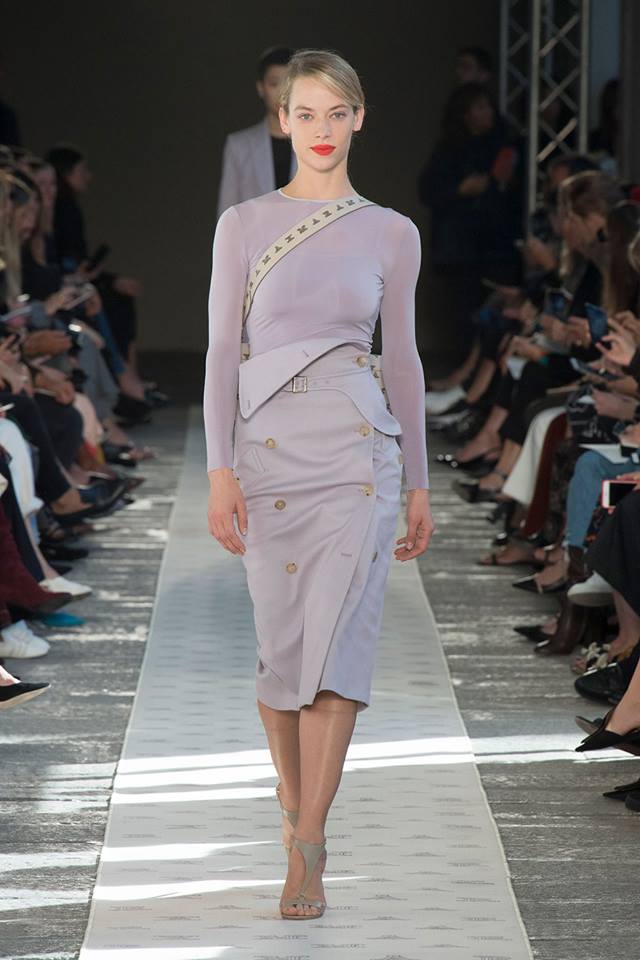 Gonna con bottoni a vita alta Max Mara fb