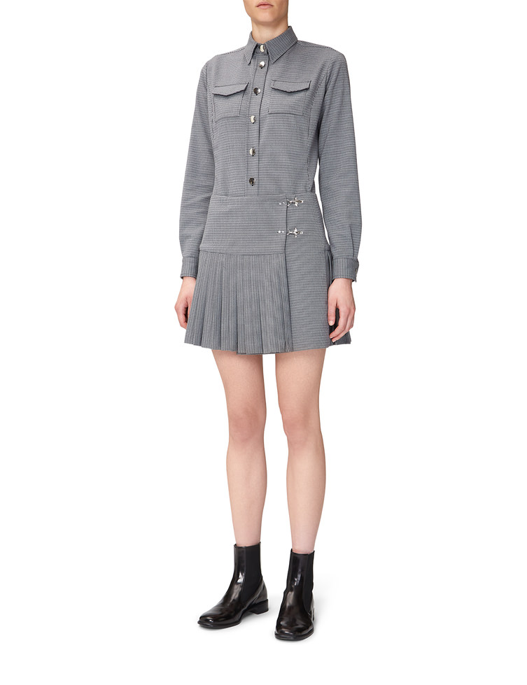 Gonna corta in lana a vita alta Fay a 550 euro autunno inverno 2018 2019