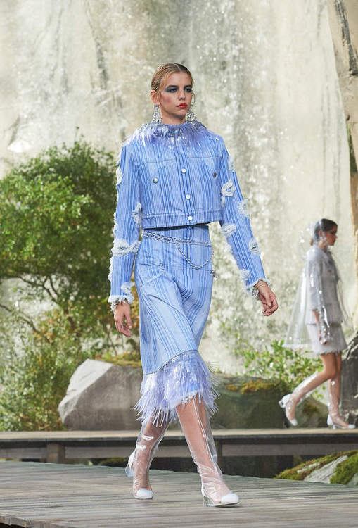 Gonna di jeans Chanel