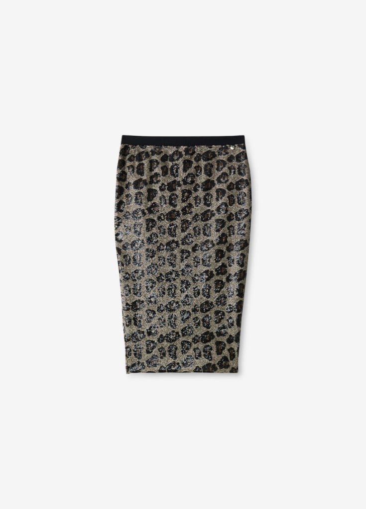 Gonna di paillettes animalier Liu Jo euro 159