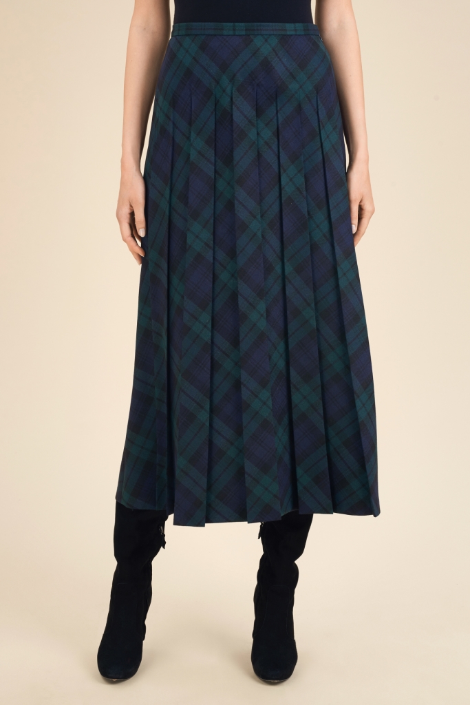Gonna lunga tartan Luisa Spagnoli
