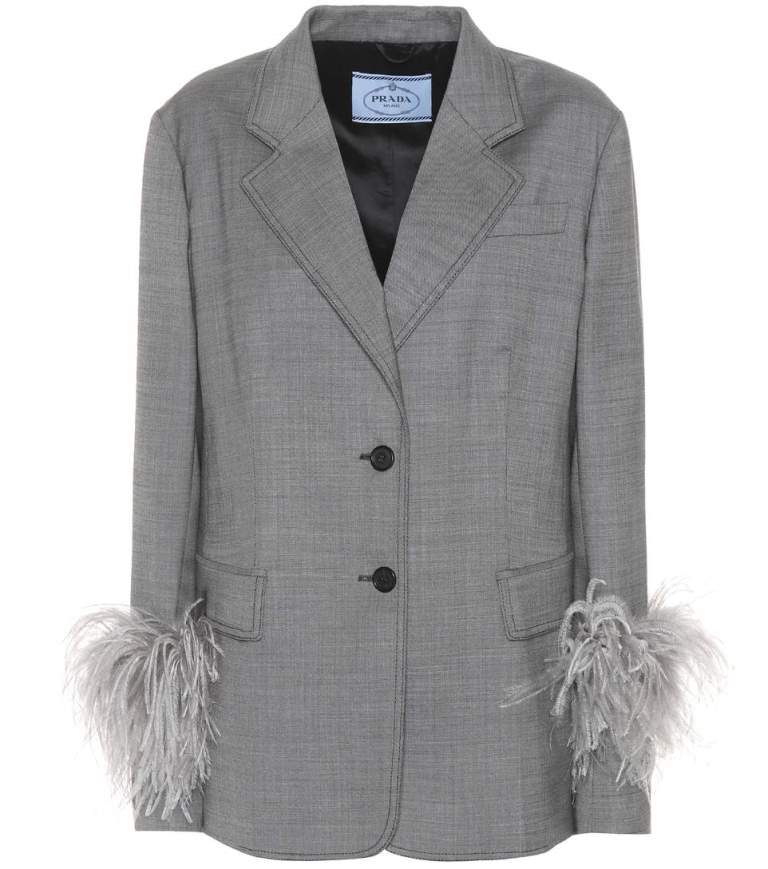 Grigio colore moda autunno inverno 2018 2019  Prada