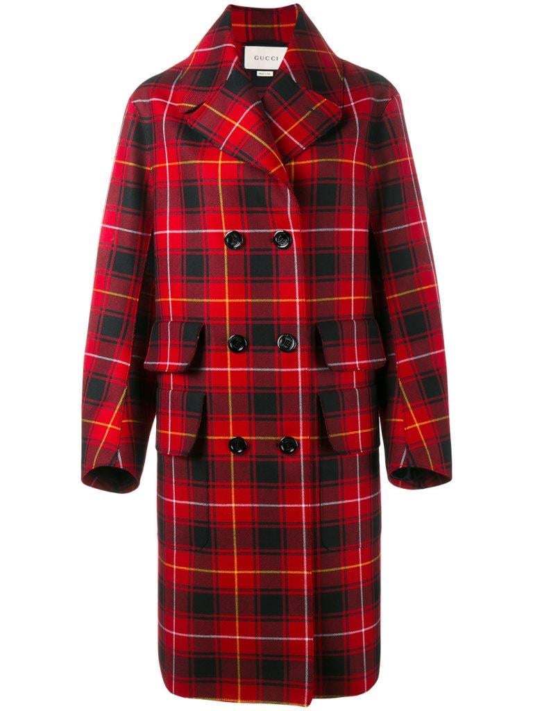 Gucci cappotto tartan