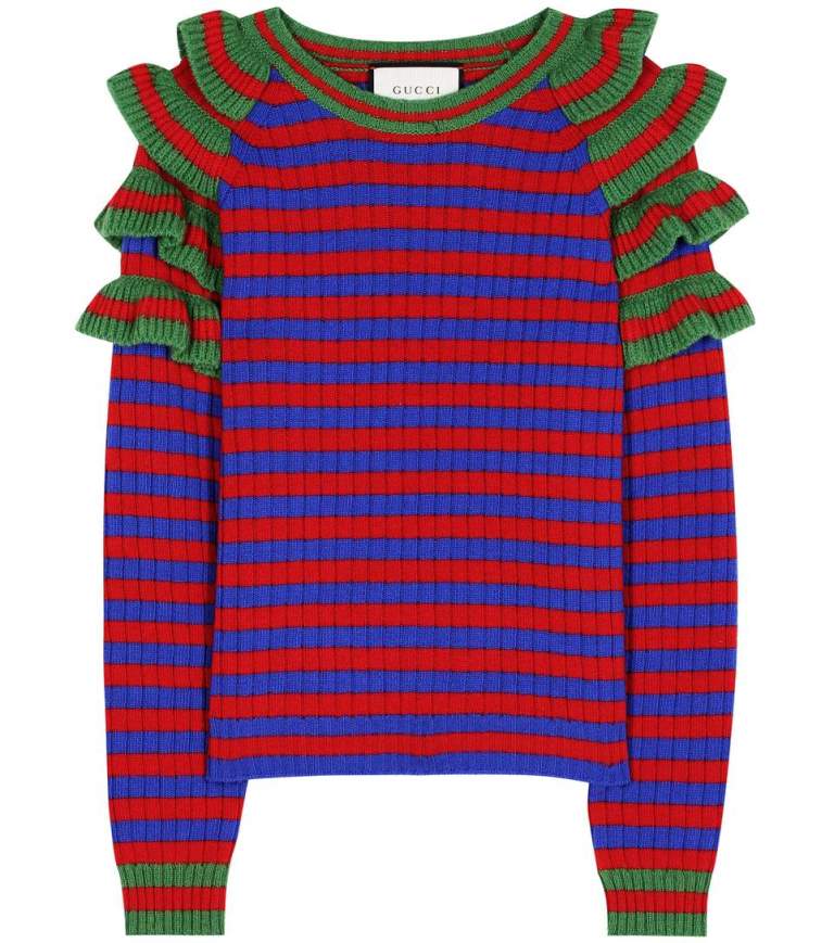 Gucci maglione con volants