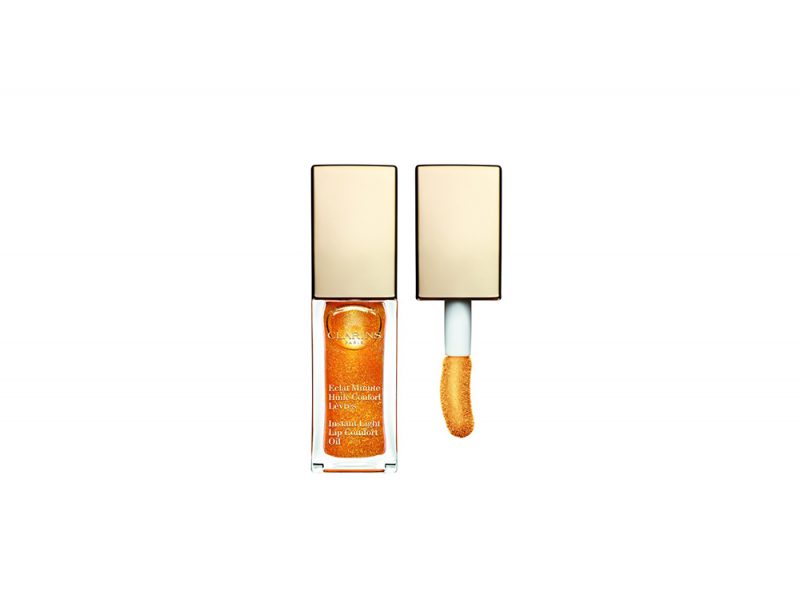 Honey Glam Huile Levres Clarins