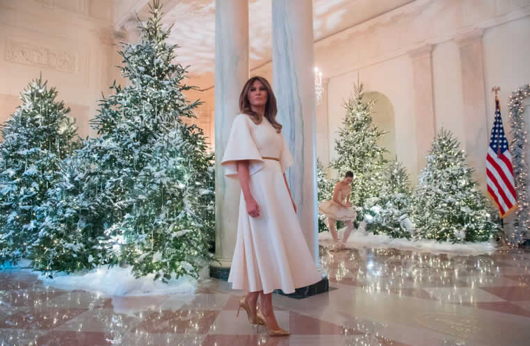 I migliori look dell'anno di Melania Trump dior