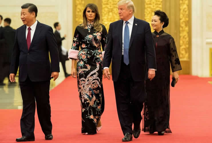 I migliori look dell'anno di Melania Trump gucci
