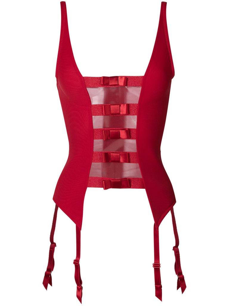 Intimo rosso capodanno corsetto