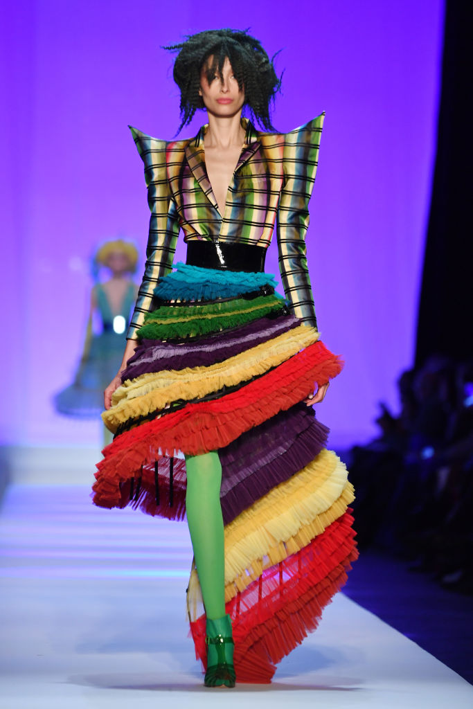 Abito in tulle colorato Jean Paul Gaultier 