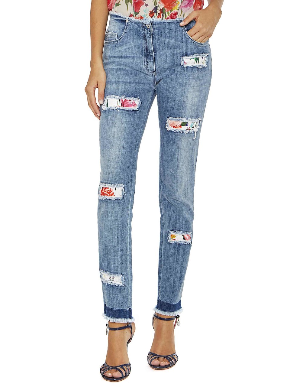 Jeans Blumarine con strappi