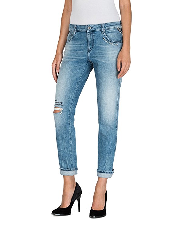 Jeans a sigaretta strappati Replay