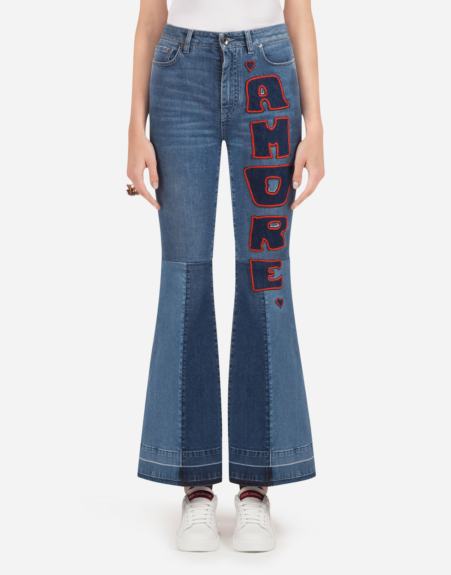Jeans a zampa Dolce & Gabbana