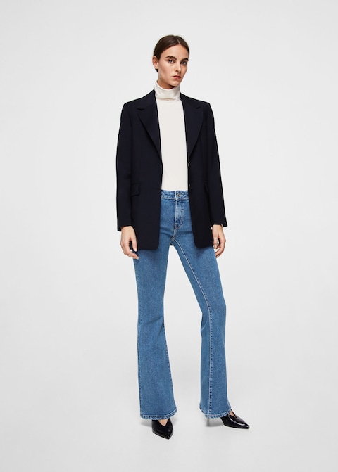 Jeans a zampa Mango