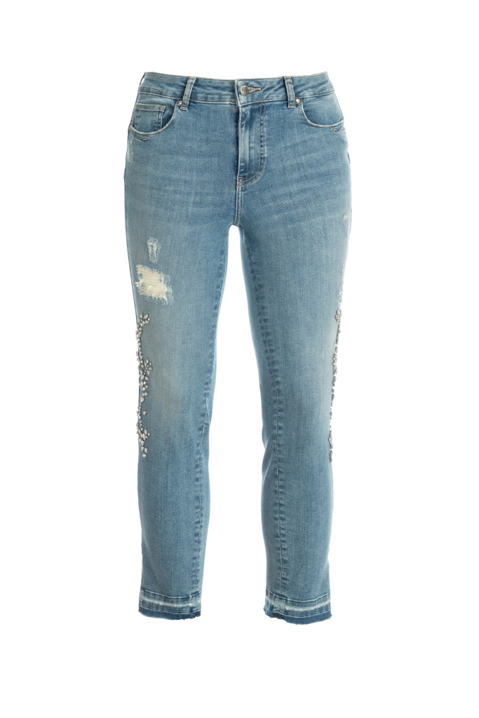 Jeans in denim chiaro Fiorella Rubino
