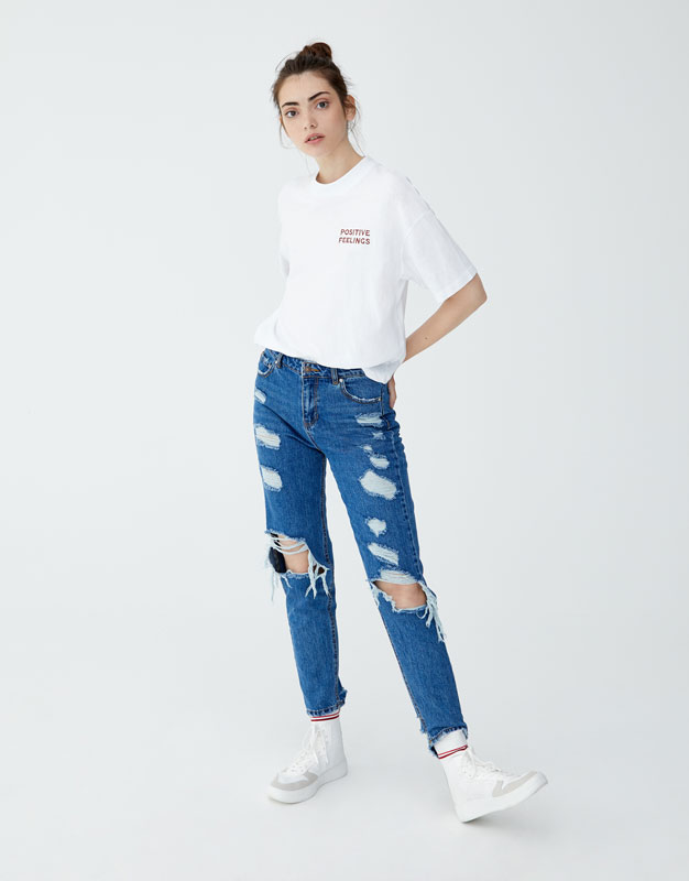 Jeans strappati Pull and Bear