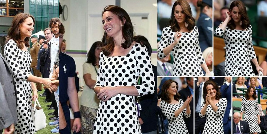 Kate Middleton a Wimbledon in Dolce&Gabbana