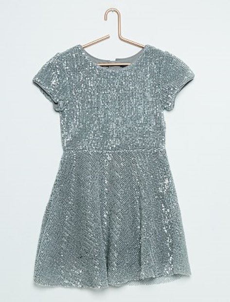 Kiabi abito tulle silver