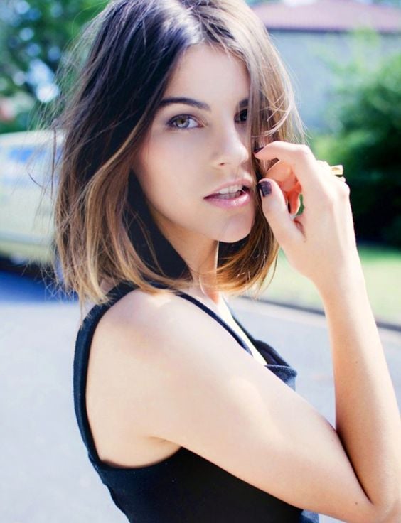 Long bob per viso lungo