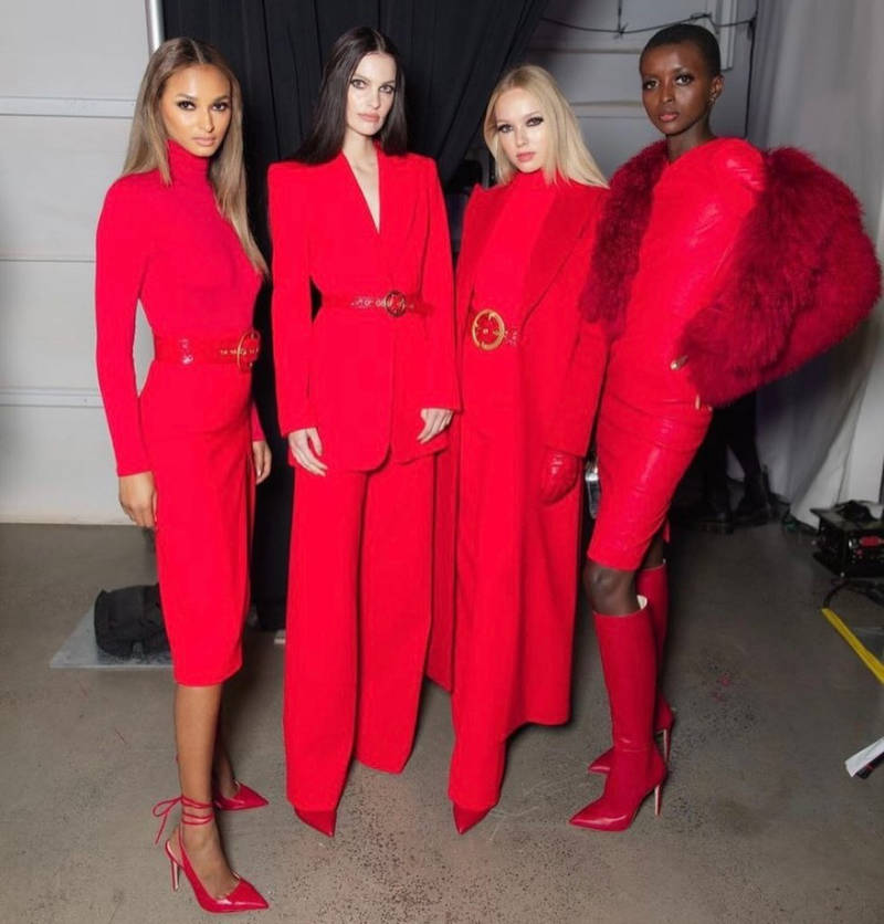 Look fucsia NYFW 2022