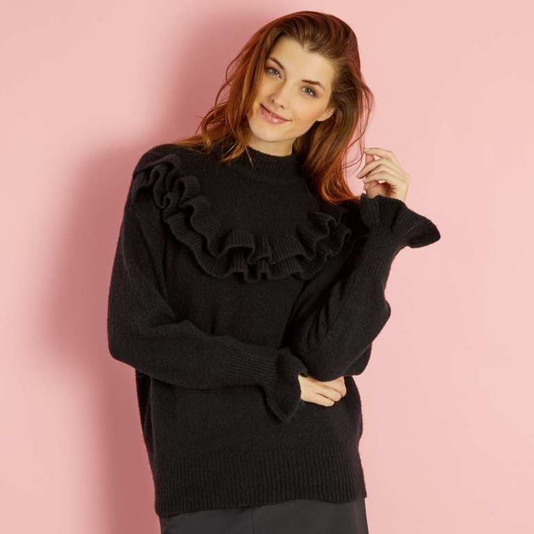 Maglione con volant Kiabi