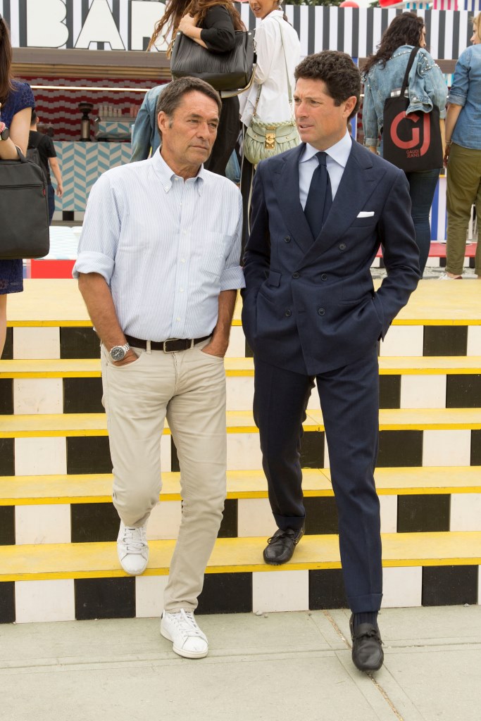 Marco Casoni e Marzotto Chairman al Pitti Bimbo 87