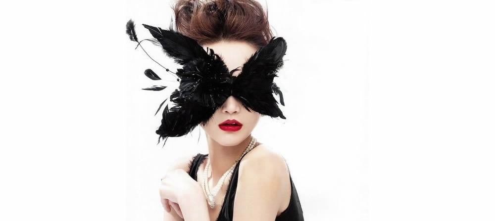 Maschera farfalla per Halloween festa