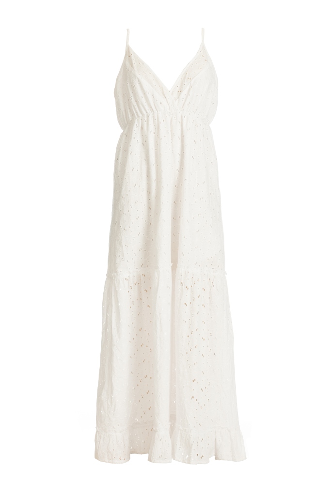 Maxi dress bianco lungo Fiorella Rubino
